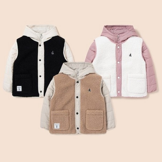 빈폴키즈 키즈 아우터 점퍼 외투 [BEANPOLE KIDS] 23FW 보아플리스 2종 패딩 세트 (3종 택1)
