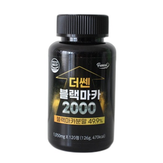 퍼니트 더쎈 블랙마카 2000 126g, 120정, 1개