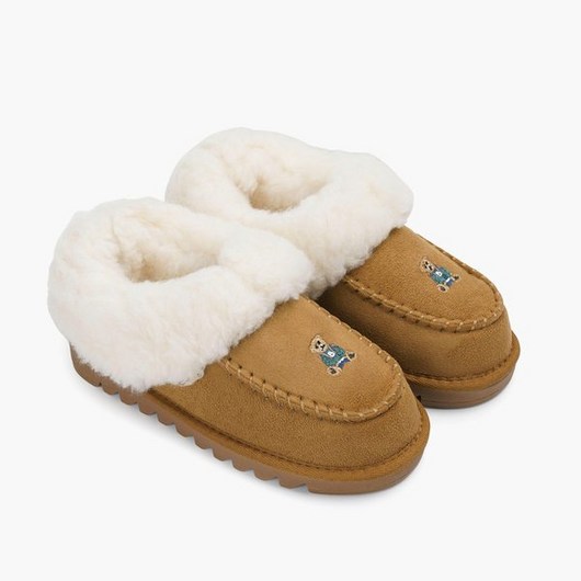 베어파우 베어파우(BEARPAW) ADDISON 키즈 곰돌이 양털 히코리 슬립온 K2912002QD-K 23896