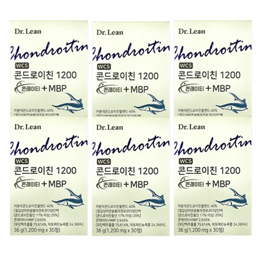 닥터린 콘드로이친 1200 콘레이티 MBP 30정 6개월 송중기 콘드로이친, 6개