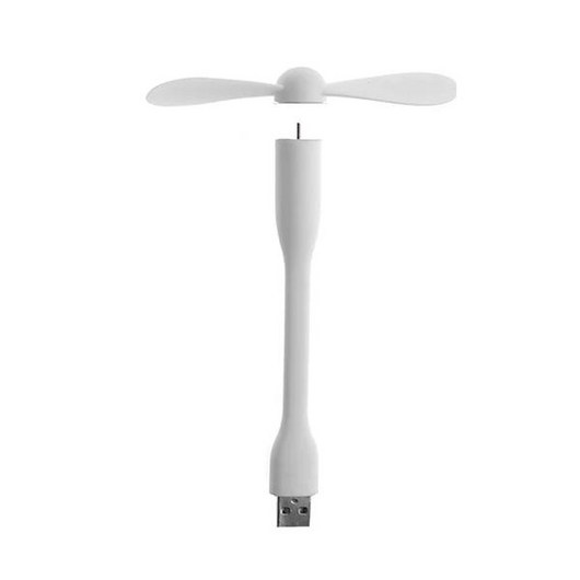 호환 미니 USB 선풍기 개인 휴대용 포켓 가습기 보조배터리 영화관 사무실 야외 여행 캠핑, [02] White