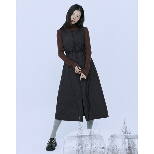 24FW 구스 퀼팅 원피스
