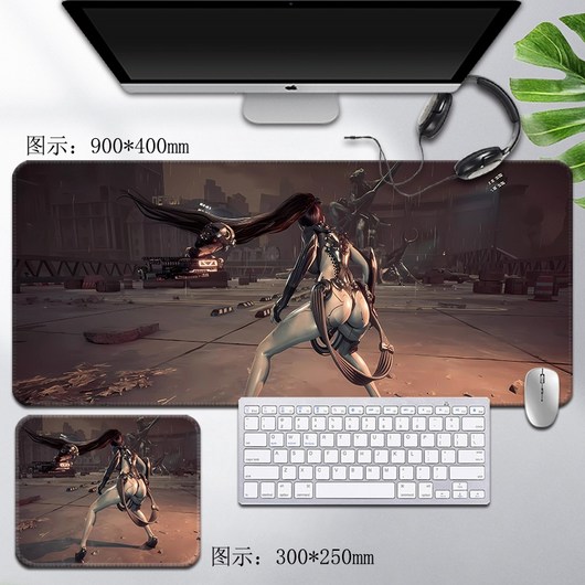 스텔라 블레이드 대형 초대형 컴퓨터 키보드 마우스 패드, 3mm, 900x400mm, 라이트 그린 28, 1개