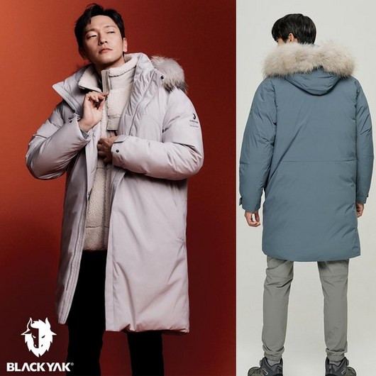 블랙야크 M콜드제로롱다운자켓1-22FW 남성 동절 롱기장 헤비다운 자켓-1BYPAW2009 305478
