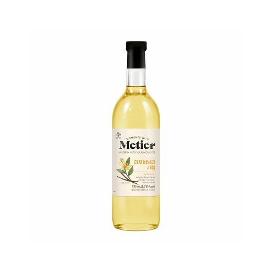메티에 리치 바닐라 시럽 750ml, 1개