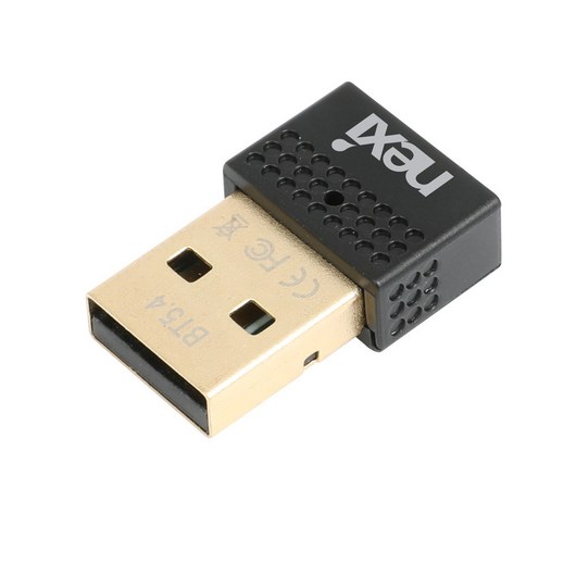 초미니 USB블루투스동글이 v5.4 오토 멀티페어링 무선송신기 PC 노트북 오디오 컴퓨터 키보드 마우스 연결, 1개