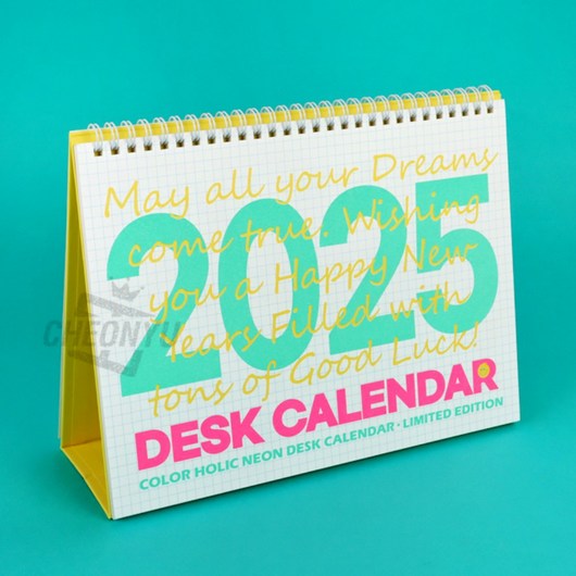 2025 컬러풀한 벽걸이 팬톤컬러 월캘린더 365일 사용 가능한 인테리어 달력, 단품, 상세페이지 참조, 상세페이지 참조
