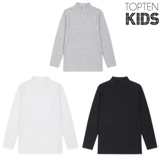 탑텐키즈 사이즈!24 공용 온에어 모달코튼 터틀넥 MKE4TU39011521650