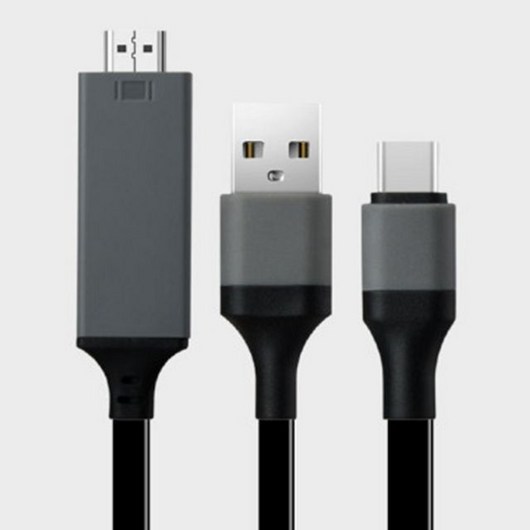 C타입 HDMI TV 연결 미러링 케이블, [G490] 화이트, 1개, 없음, 화이트 G490