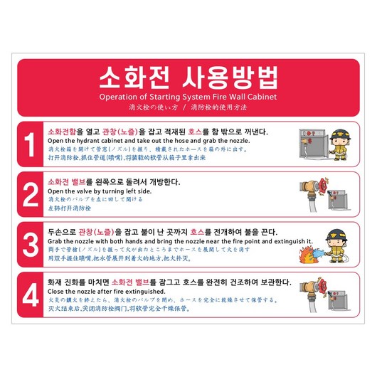 추천10 소화전스티커