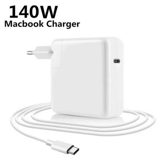 가성비 USB C 노트북 전원 어댑터 고속충전기 애플 맥북 프로 에어 M1 M2 인치 14/16 30W PD, 06 140W With Cable