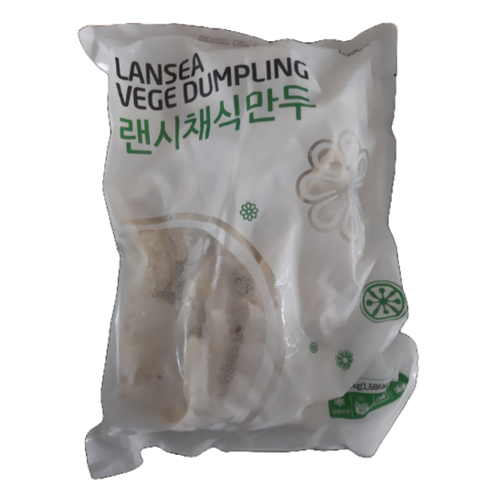 랜시 채식만두, 1kg, 3개