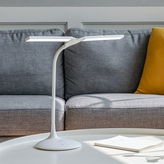 프리즘 LED 충전식 무선 스탠드 PL-1400, 화이트