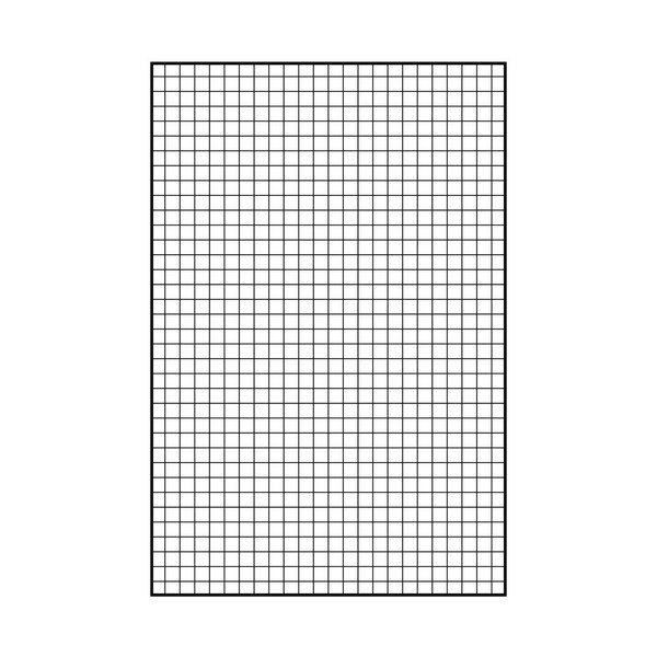 JNCP 휀스망 120x180cm 메쉬망 네트망 철망 악세사리진열대 방묘, 블랙, 1개