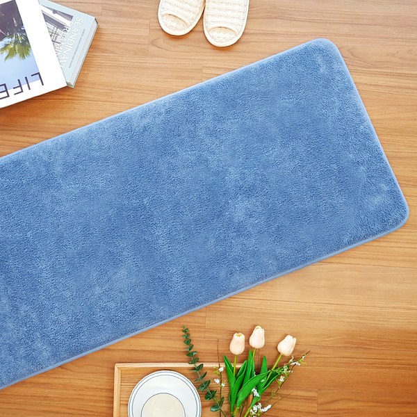마더스홈 프리미엄 메모리폼 발매트, 블루