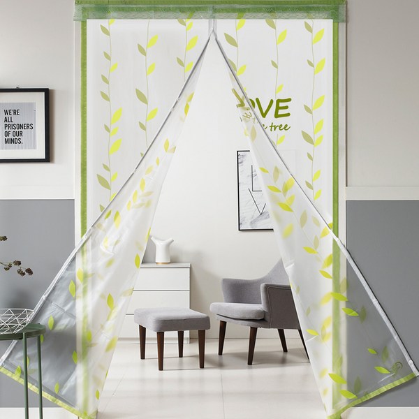 알뜨리 EVA 현관문용 방풍비닐 반투명, 러브트리