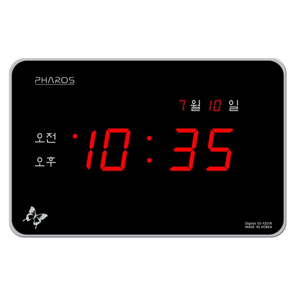 파로스 벽시계 ES-F221R, 혼합 색상