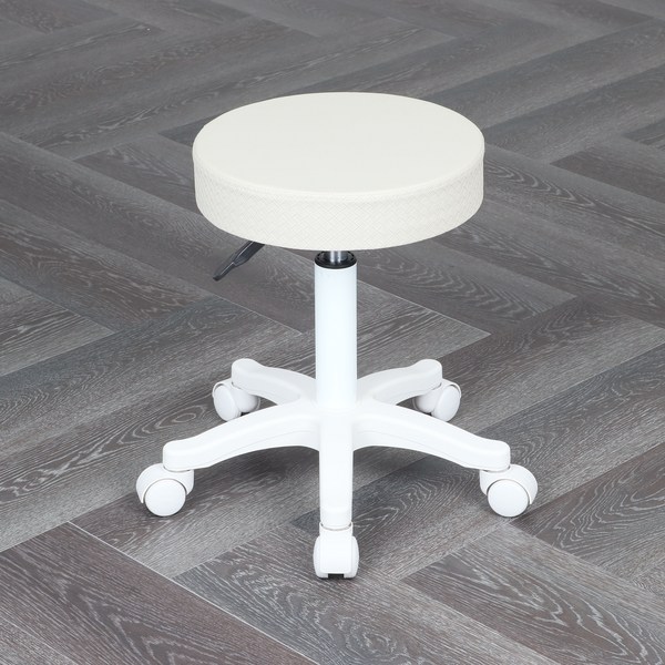 도리퍼니처 아듀 바퀴 의자, 01 화이트 크림