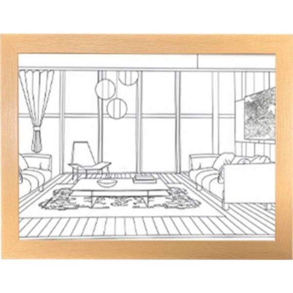 LED 그림 액자 무드등 소형, 여름휴가