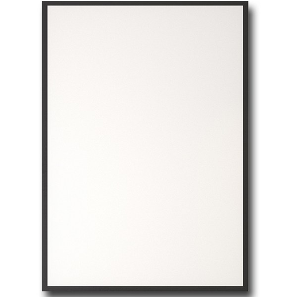 리드오프 알루미늄 벽걸이 그림 포스터 액자 프레임, 블랙, 1개