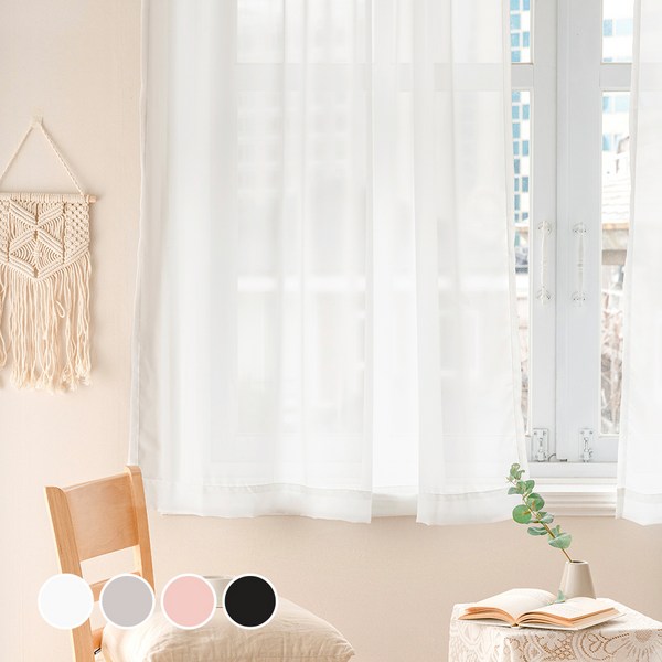  더자리 데일리 네추럴 소프트 쉬폰커튼 