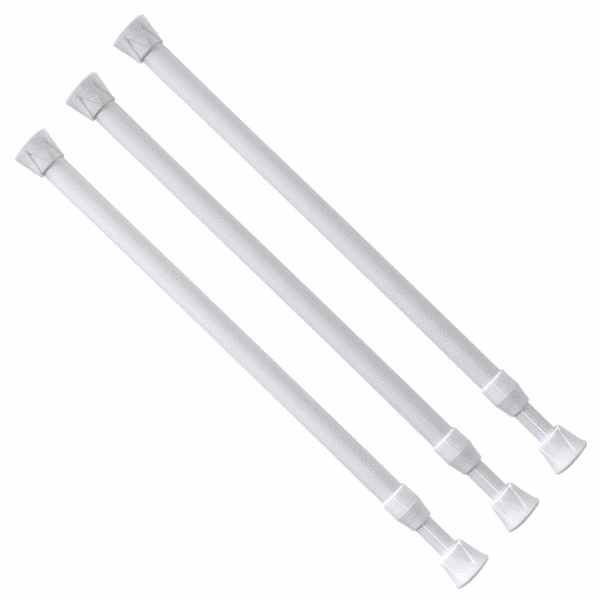 썬데코 13 mm 다용도 압축봉 1호 3개, 화이트