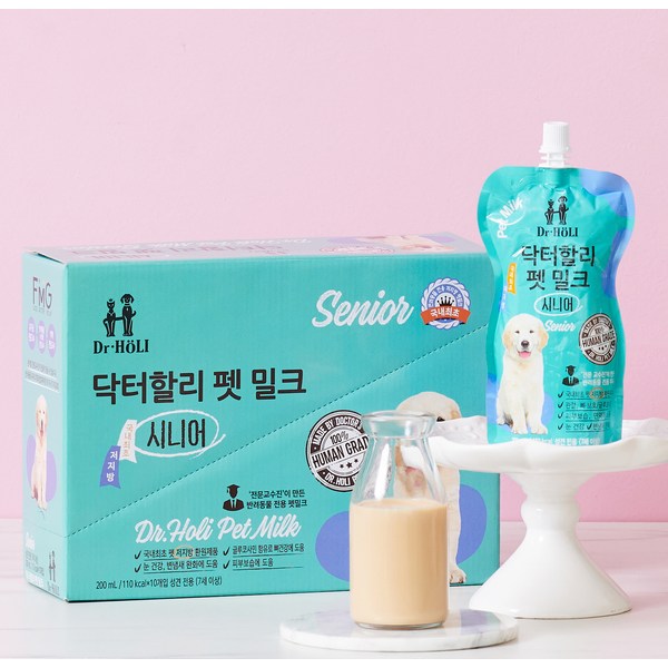 닥터할리 반려동물 펫밀크, 닥터할리펫밀크 시니어, 200ml, 10개 솔직 후기 | 실사용자 리뷰 분석 썸네일