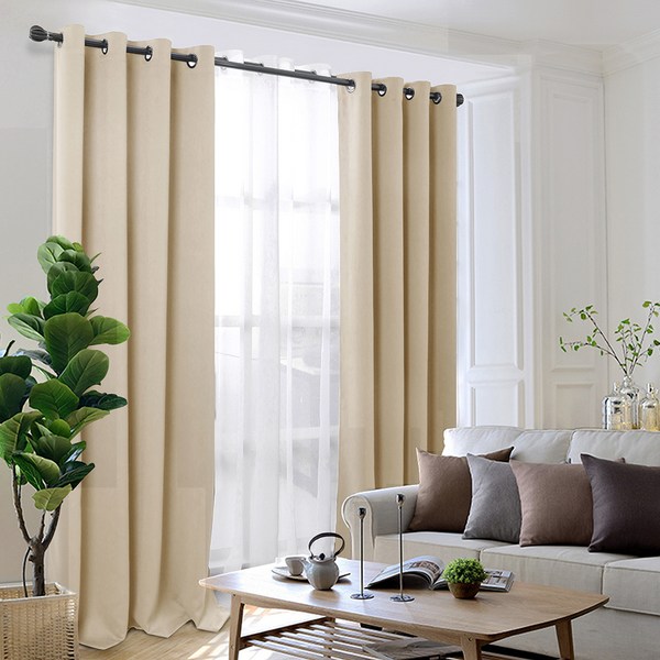  코멧 홈 단열 아일렛 암막 커튼 