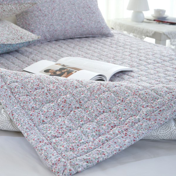  지베딩 폼폼 마이크로화이바 패드겸카페트, 퍼플 