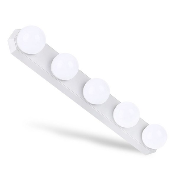 adenshop LED 거울 조명 5구, 주광색+백색+전구색