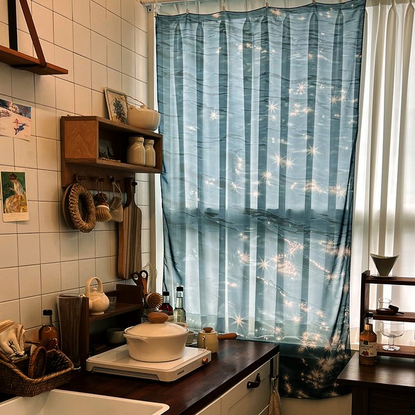  모노니크 쉬폰 패브릭 포스터 대형+집게링5p, 32 Sunshine 