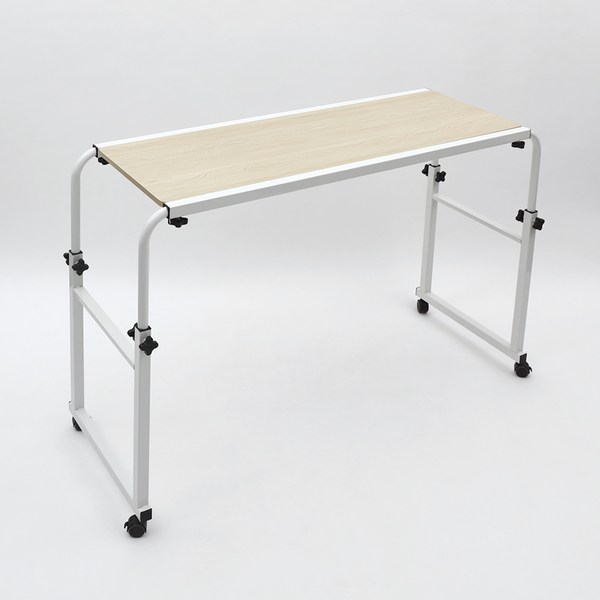  침대 사이드 테이블, 우드 + 화이트 