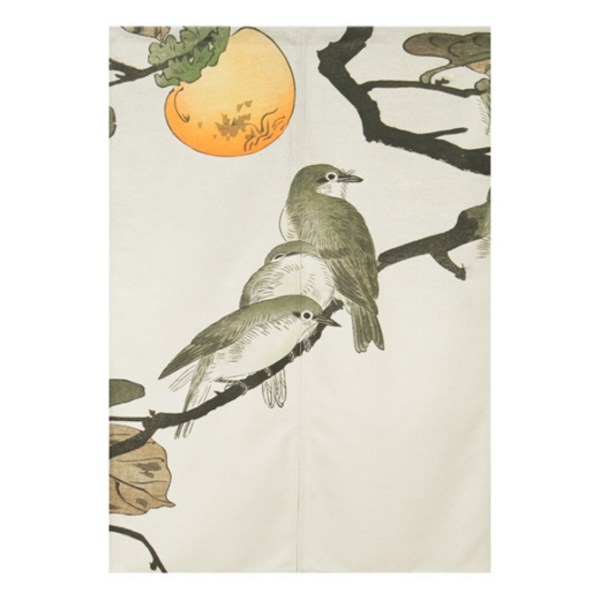  빈테리어 새와 풍경 봉포함 파티션커튼 