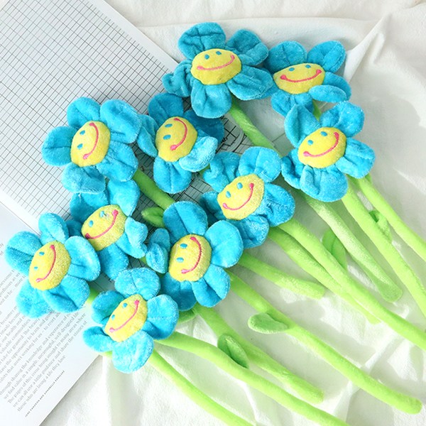  모리앤 귀욤귀욤 스마일꽃, 시크블루, 10개 