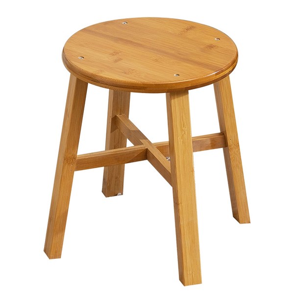 밴프 원목 미니 스툴 원형 350 OD197, 우드