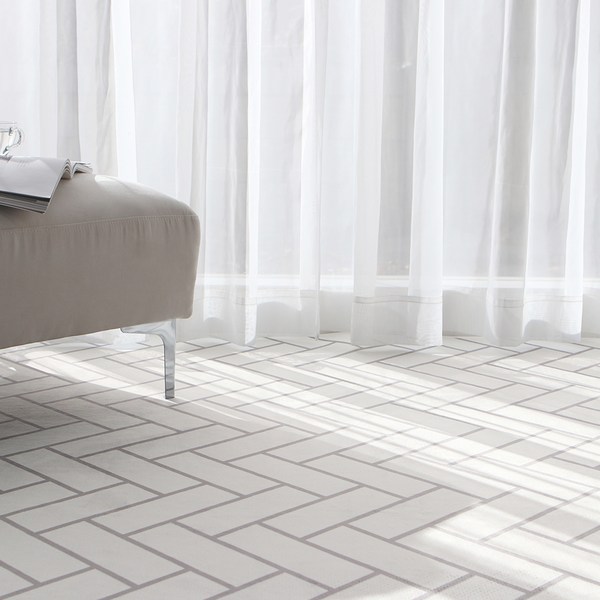  레시앙뜨 헤링본 단모 러그 