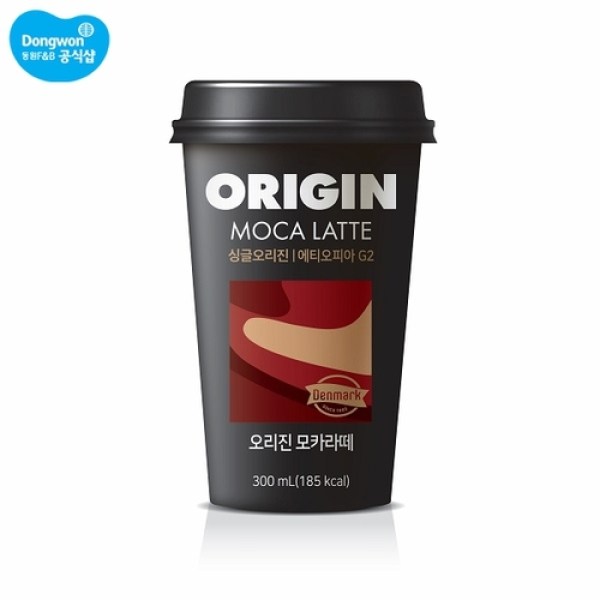 덴마크 오리진 모카라떼, 12개, 300ml