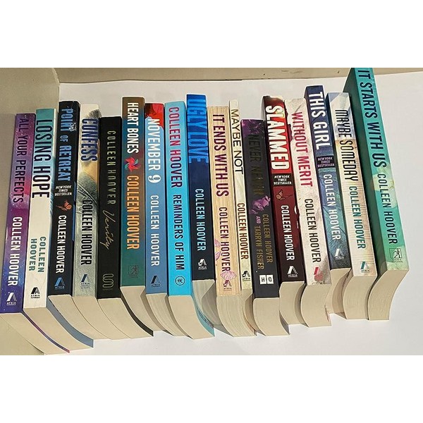 Colleen Hoover 17 Books Set [Reminder;November9;UglyLove;It Ends;Verity;Losing Hope;This Girl;Point