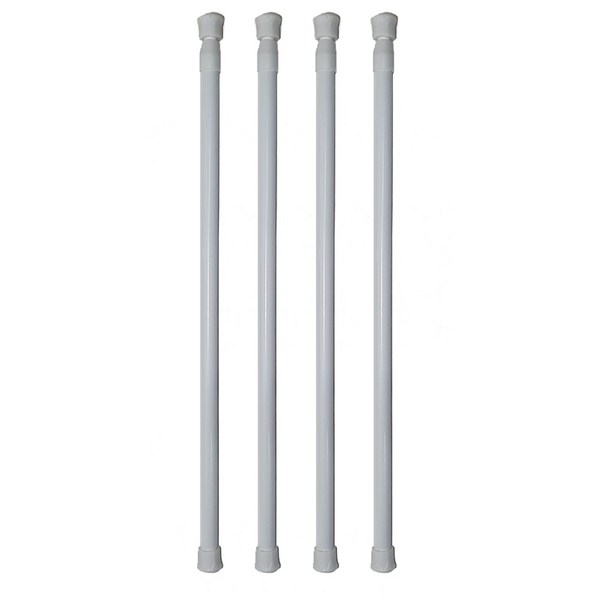 살림마왕 미니 압축봉 옷장봉 커튼봉 다용도 틈새봉 4개