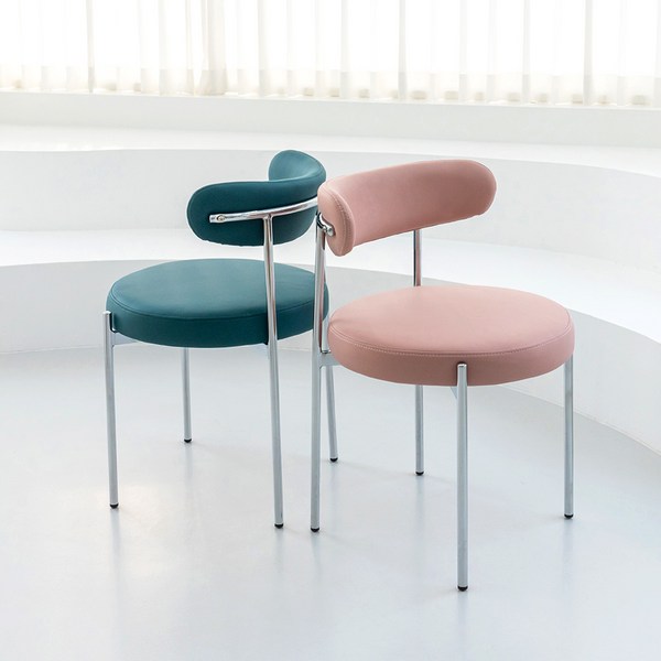 스위터 실버 패브릭 미드센츄리 모던 인테리어 디자인 카페 식탁 의자, 그린 (SWT실버)