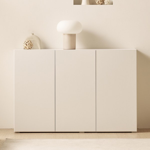  아씨방가구 샌프란 2단 다용도 틈새 수납장 1200, 화이트 