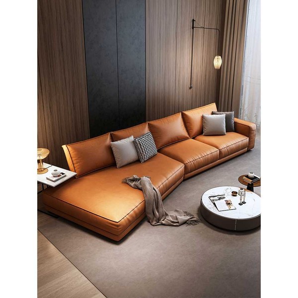 3인용 가죽소파 시스디자인 바우하우스 넓은쇼파, 4인용 라텍스(2.8m)