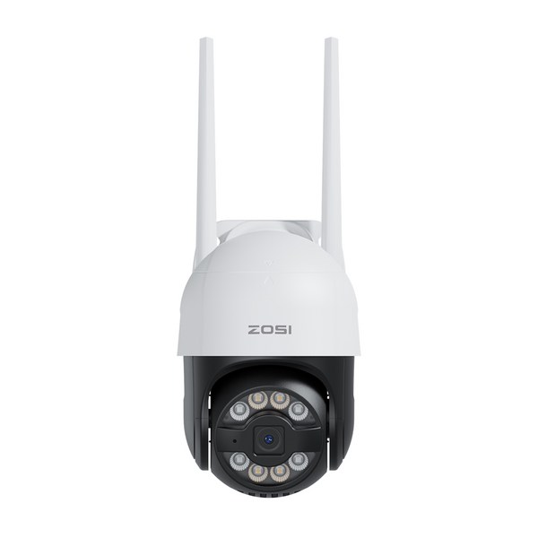 ZOSI C289 2.5K 360° 무선 WIFI CCTV 실내외겸용 감시 카메라 400만 화소, C289 화이트