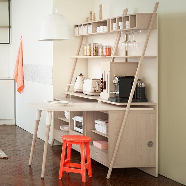  일룸 [일룸]레마 식탁형 카페장 600폭, 600폭 식탁형 카페장:아이보리 