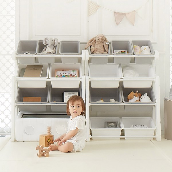  루나스토리 [루나스토리] 에코 장난감정리함 책장 _옵션선택, 에코정리함I-화이트 