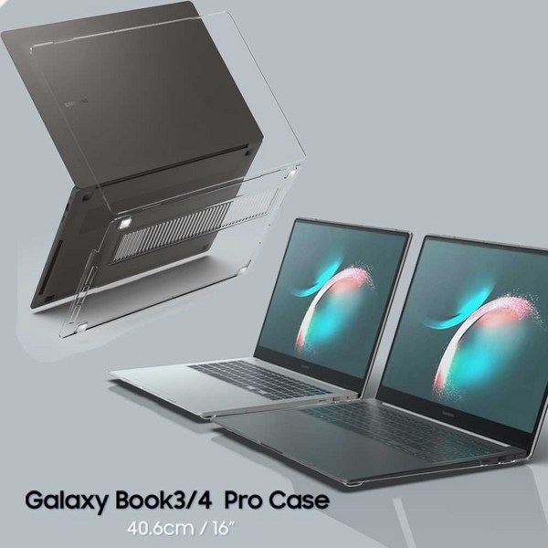 갤럭시북4 프로 투명 하드 케이스 16인치 갤럭시북3 공용, 갤럭시북4/3프로16인치 전용