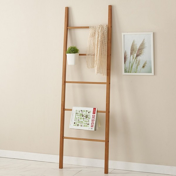 예다움 원목 사다리 행거 우드 코트랙 사다리옷걸이, 1.사다리행거_사다리형_A0111:브라운_A0111