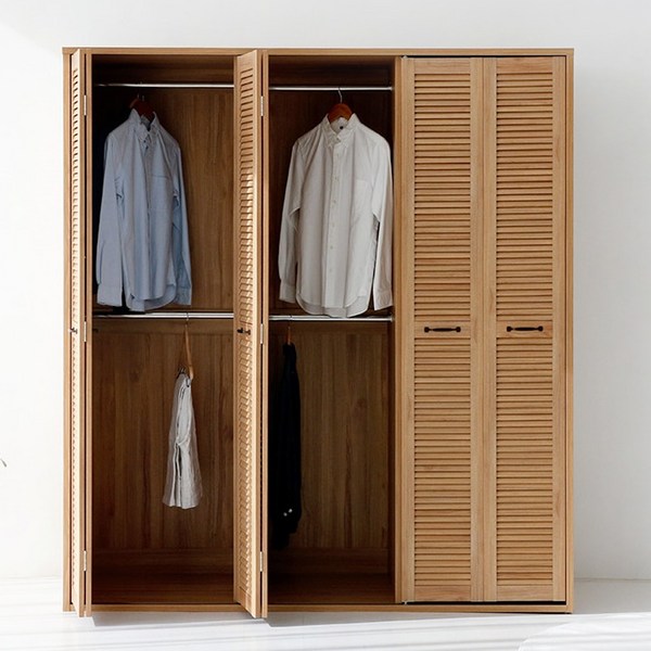 원목 옷장 스투바 키큰 클렙스타드 시스템장 노르드키사 팍스 붙박이 장롱 장농 이케아 한샘, 미들브라운, 옷장 3문