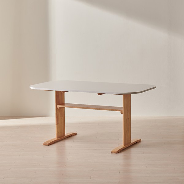  [삼익가구]마이 리빙다이닝 4인용 원목 식탁 테이블, 내추럴 