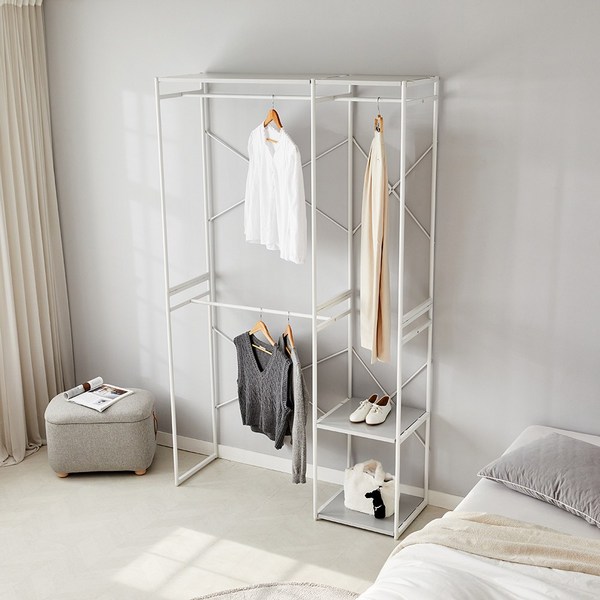  상도가구 하운트 드레스룸 행거 시스템행거 2단행거 